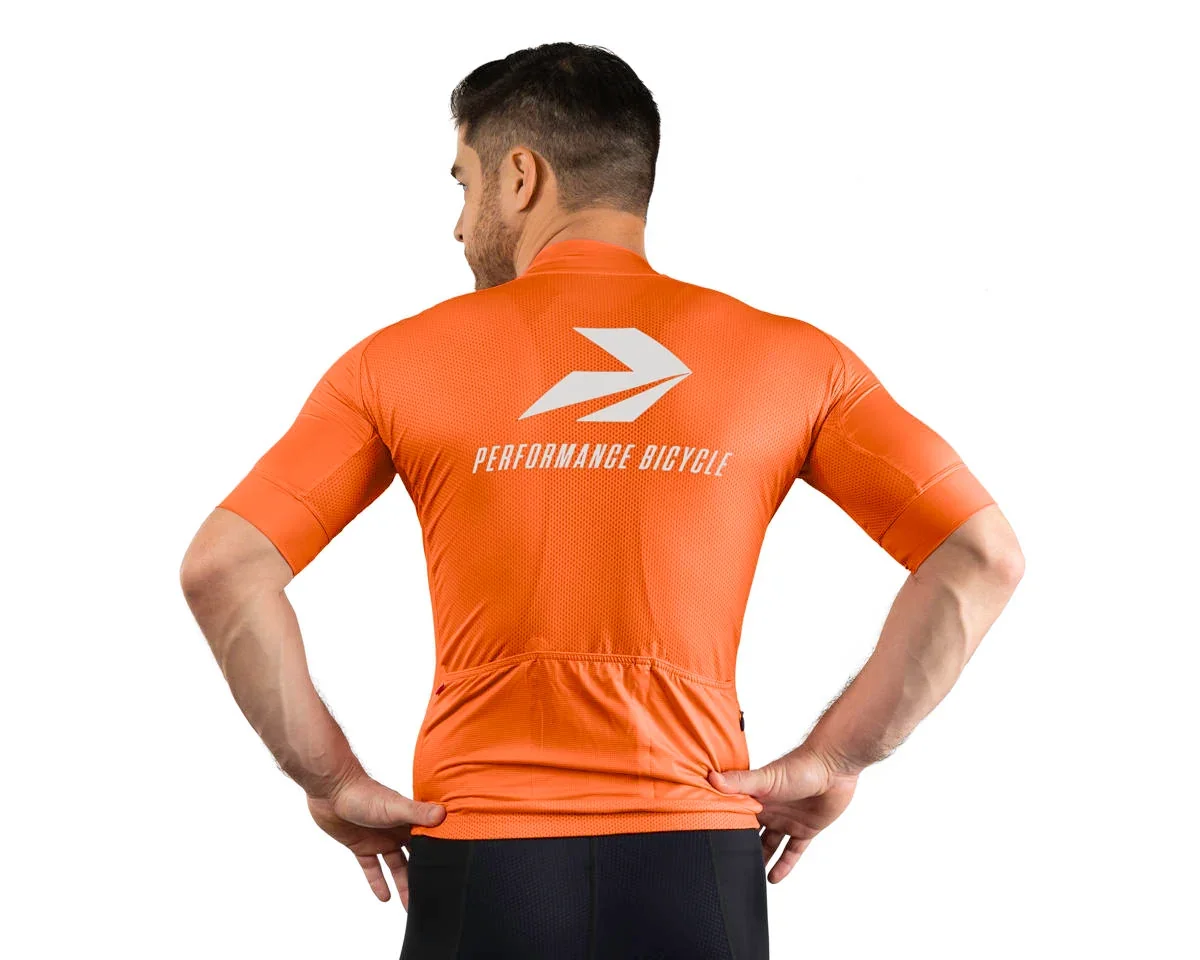 Performance Men's Nova Pro Cycling Jersey (Orange) (Standard) (M) - view 2
